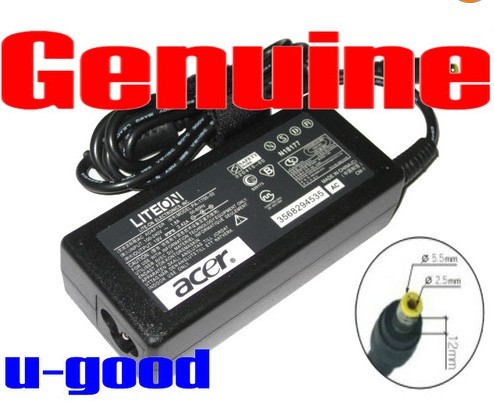65W Genuine AC Adapter Acer Aspire 1644 1650 1650Z 1681