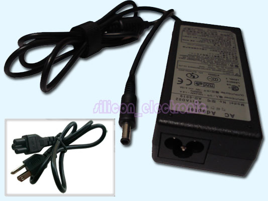 60W AC Adapter Laptop Charger for SAMSUNG Q430 R430 R440