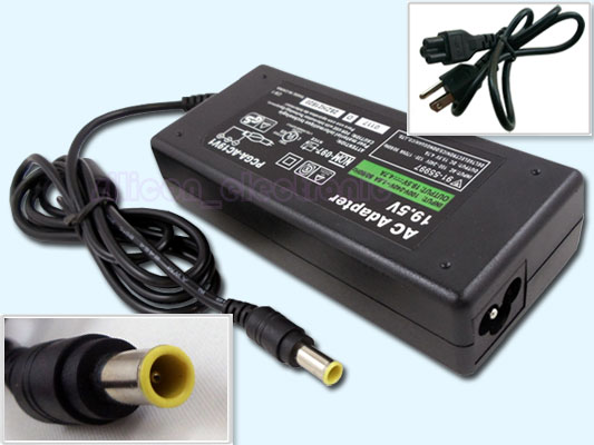 AC Adapter Power Supply SONY VPCF115FM/B VGP-AC19V31 VGP-AC19V33