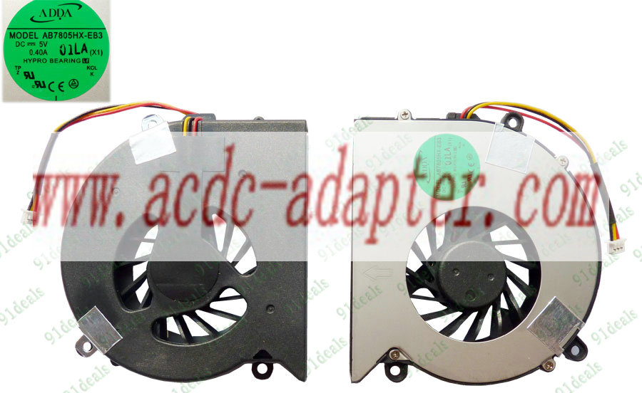 New ACER ASPIRE 7720 7520 AB7805HX-EB3 CPU FAN 5V 0.40A
