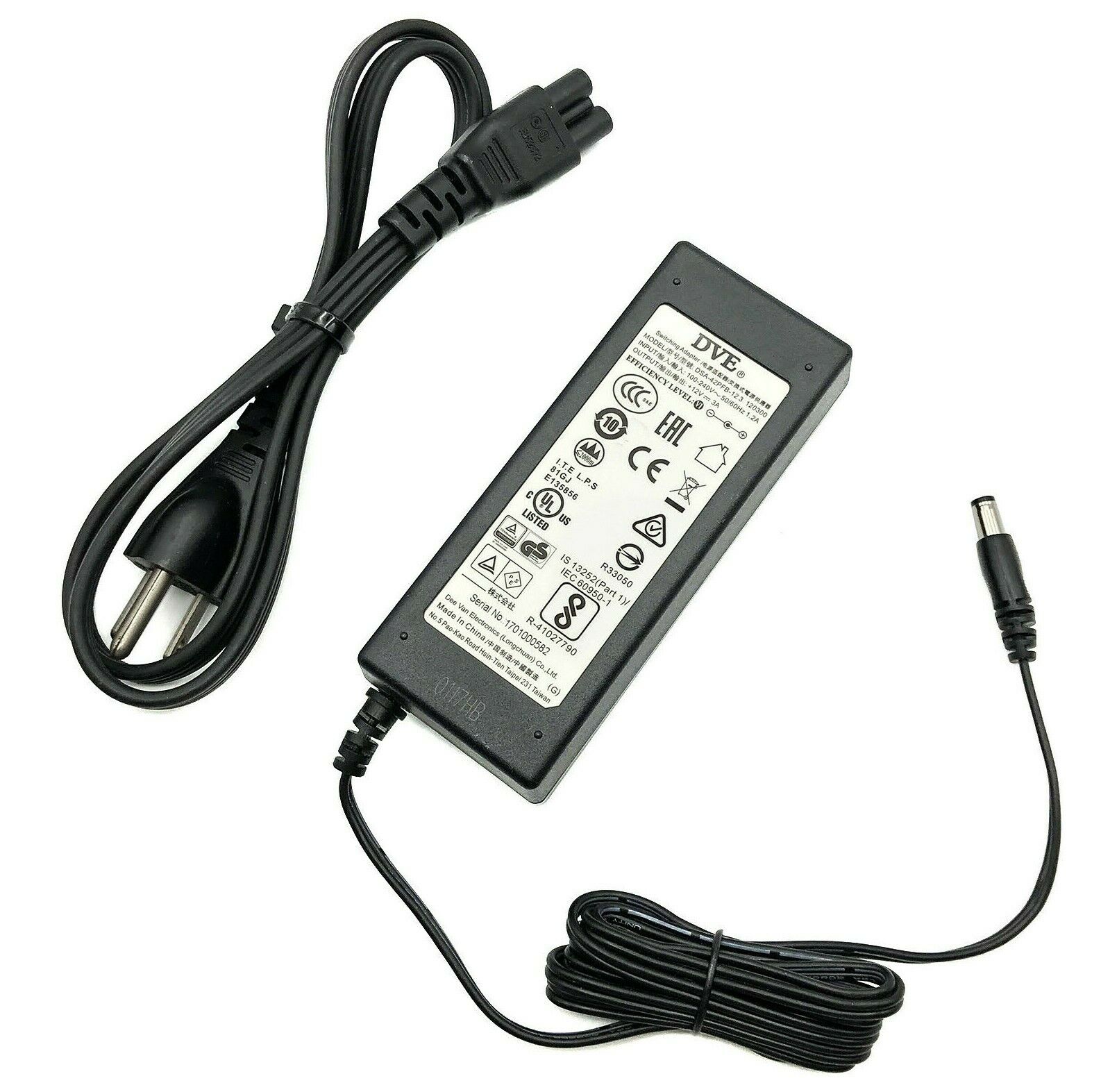 Genuine DVE AC Adapter For Sony D-VE7000S DVD Walkman Player Charger w/PC OEM Com