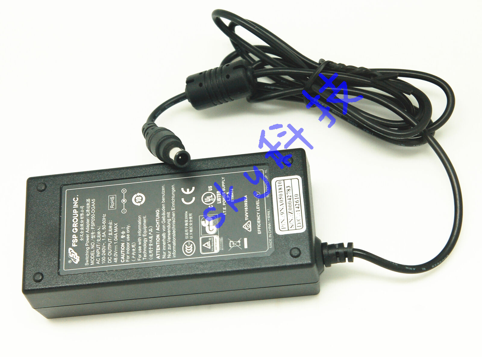 1pc for FSP050-DGAA5 48V/1.04A Adapter Haikang POE/NVR power supply Model: ER6VC