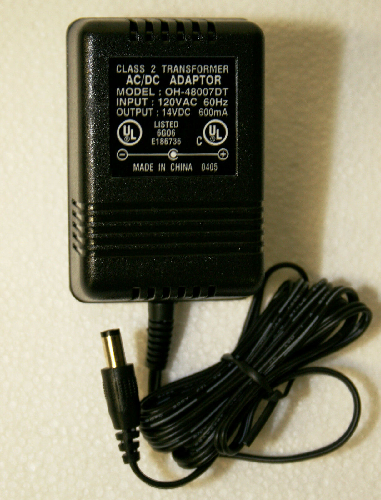 Generic OH-48007DT 14V AC / DC Adapter General Power Supply Charger MPN: OH-4800