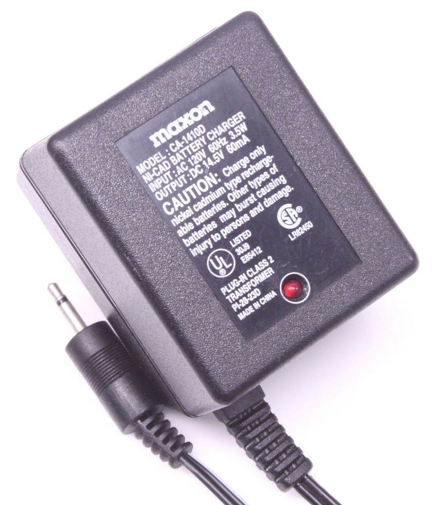 Maxon CA-1410D AC DC Power Supply Adapter 14.5V 60mA for NiCD Battery Charger