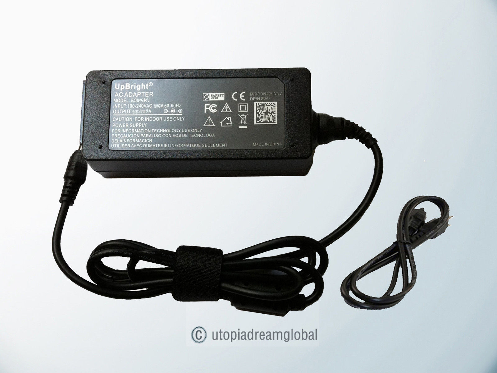 AC Adapter For HITRON HES49-12040 HES4912040 Power Supply Cord C