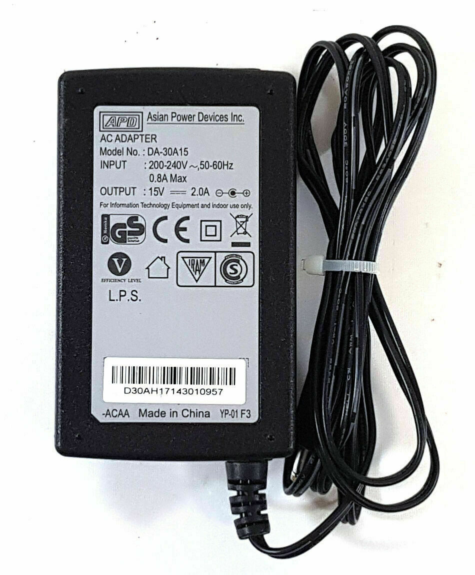 APD/Asian Power Devices NB-65B19 AC Adapter- Laptop 19V 3.42A, 5.5/2.5mm, 3-Prong