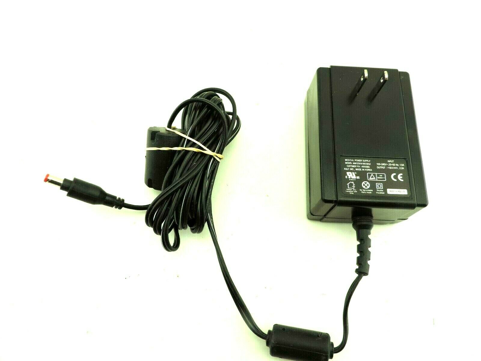Medical Power Supply 18V 2.2A Power Adapter # MW125KA1803B52 Tested Compatible B