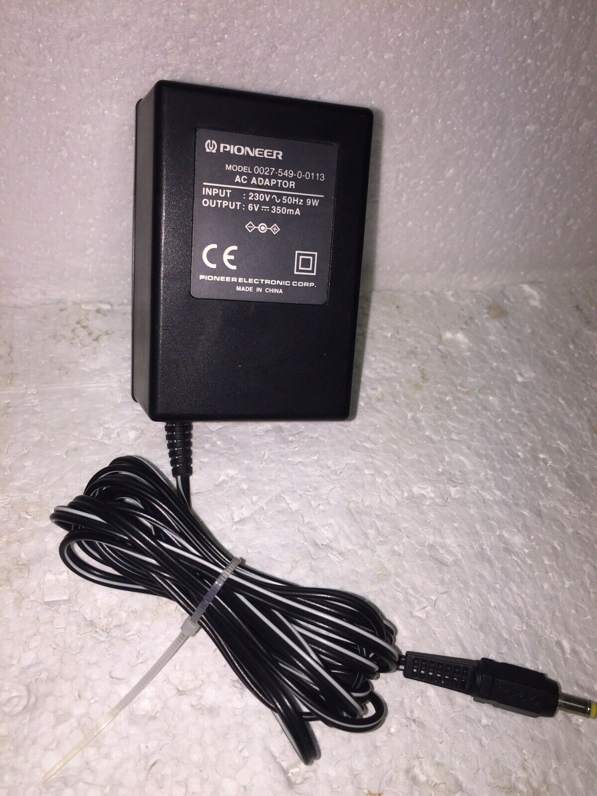 Pioneer 0027-549-0-0113 Original 6 V AC Adapter Genuine Brand: Pioneer Voltage: