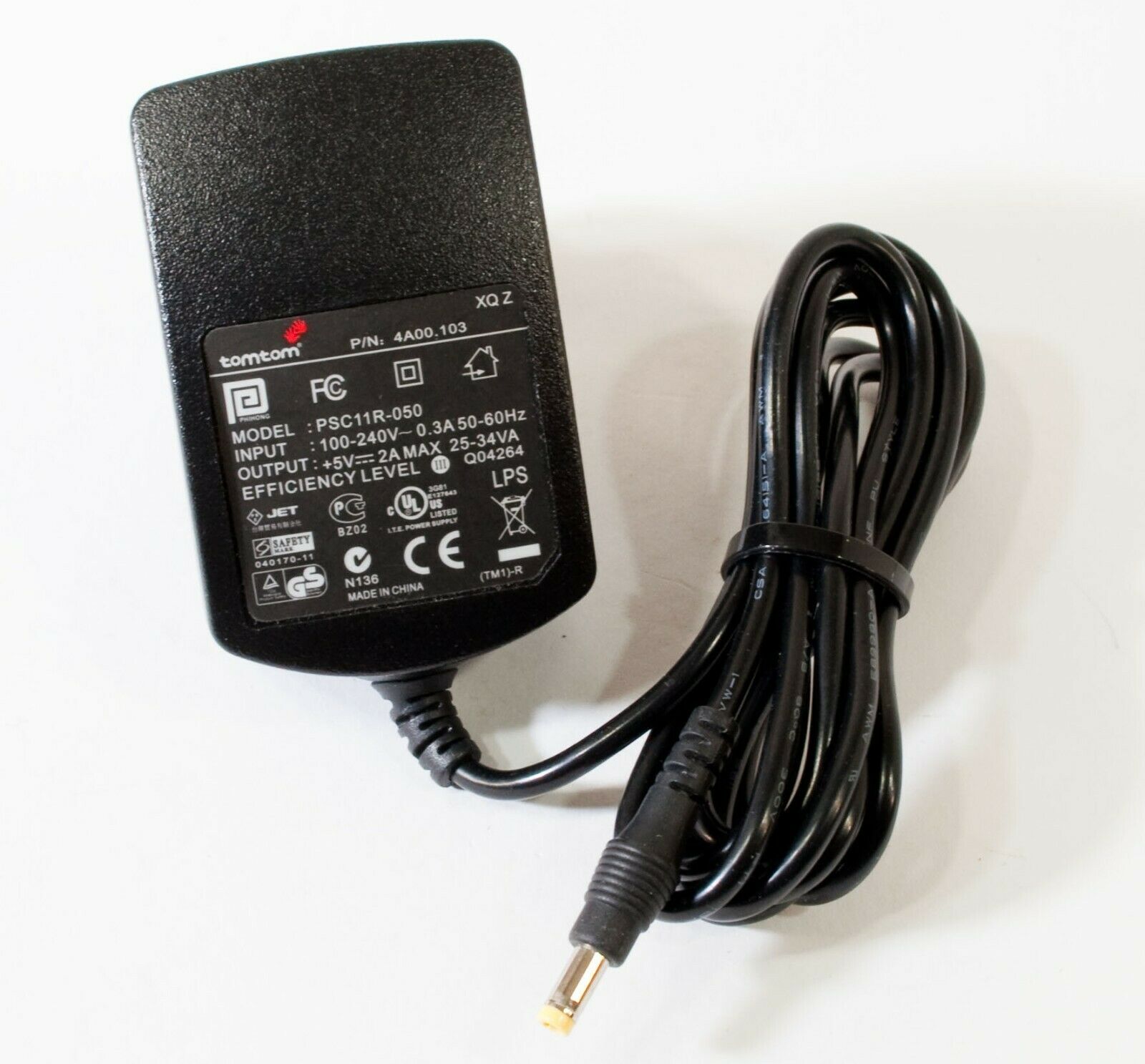 TomTom PSC11R-050 AC Adapter 5V 2A Original Charger Power Supply Europlug Output