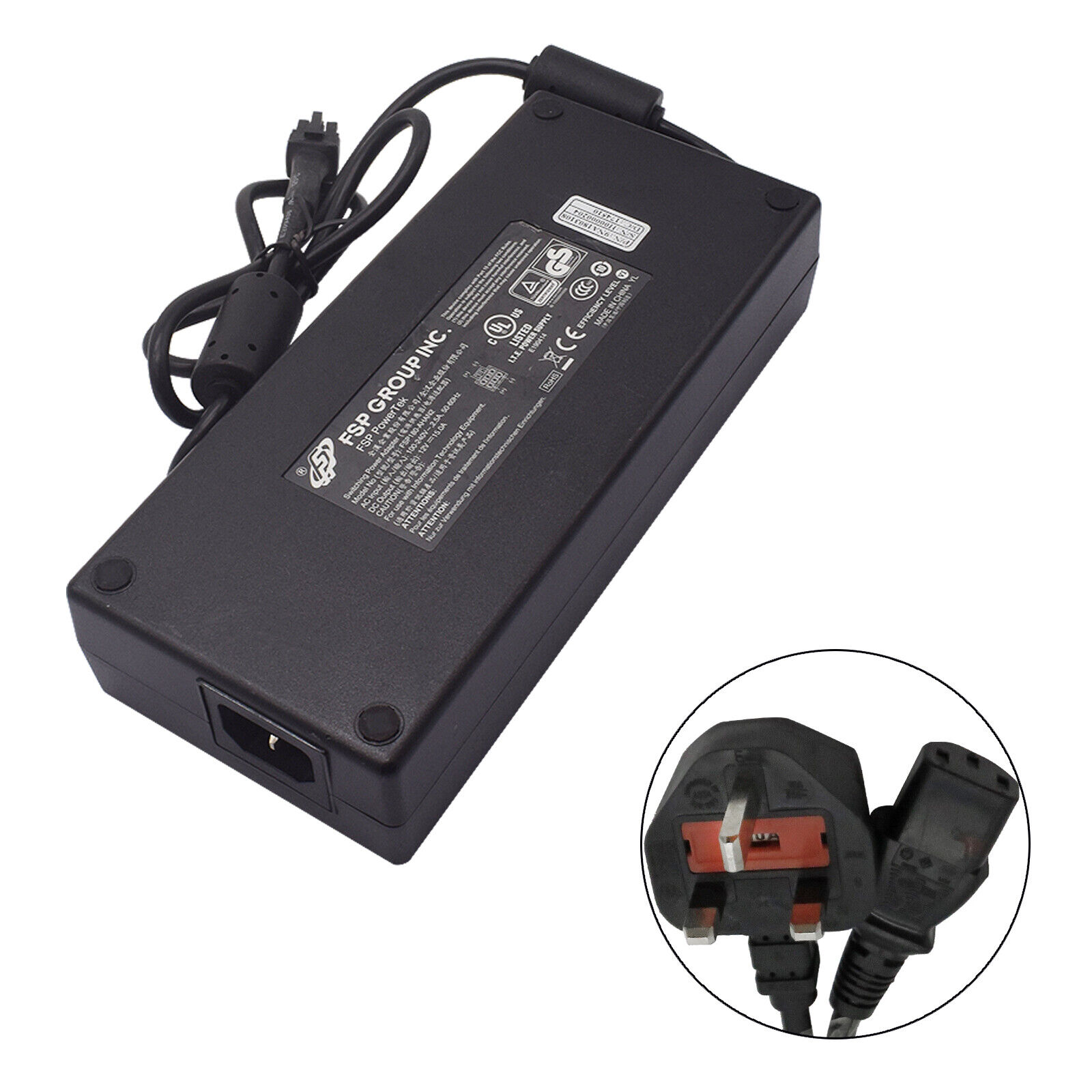 Original FSP FSP180-AHAN1 180W 12V 15A 6-PIN Switching Power Supply AC Adapter Mo