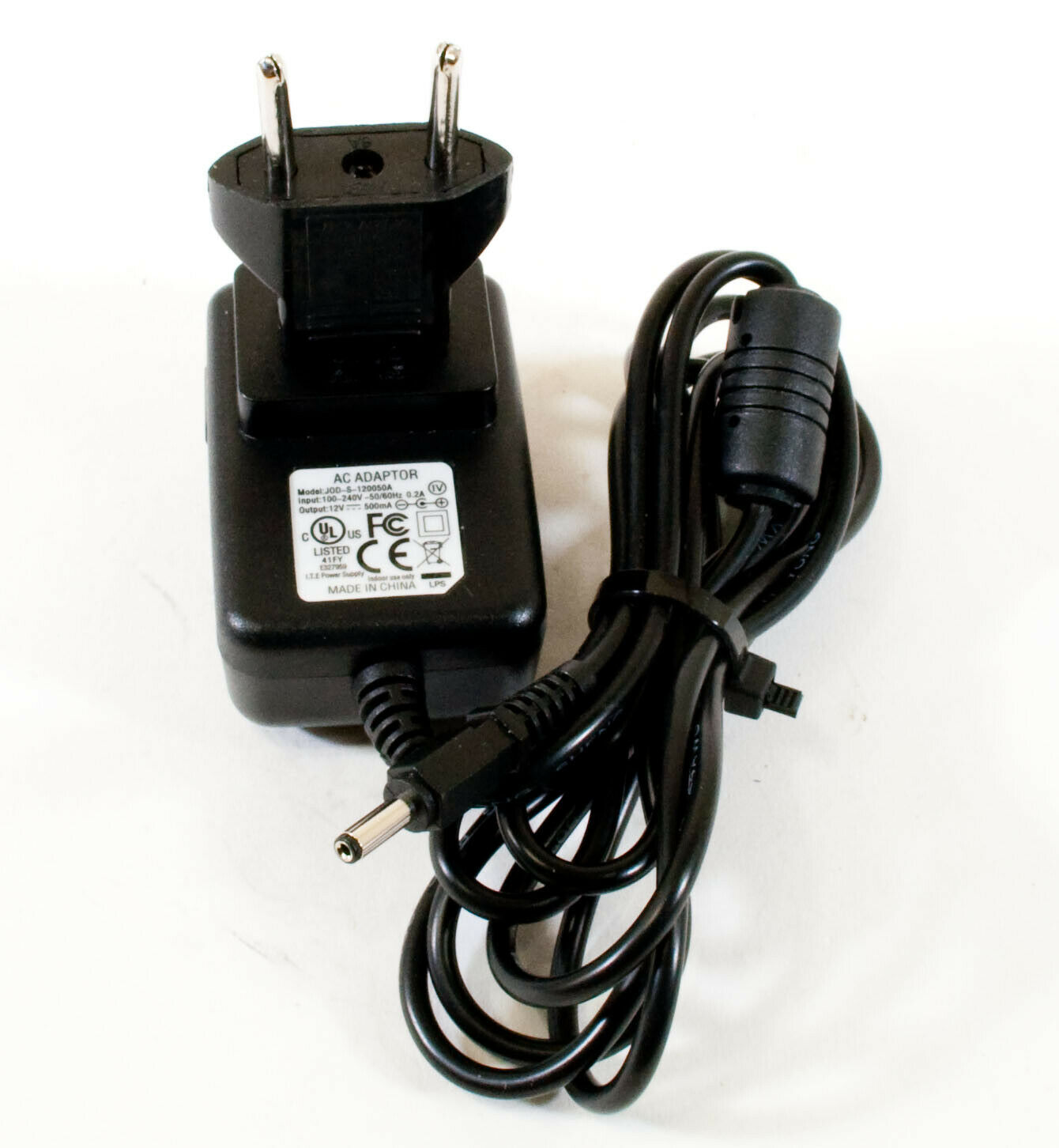 JOD-S-120050A AC Adapter 12V 500mA Original I.T.E. Power Supply Output Current: