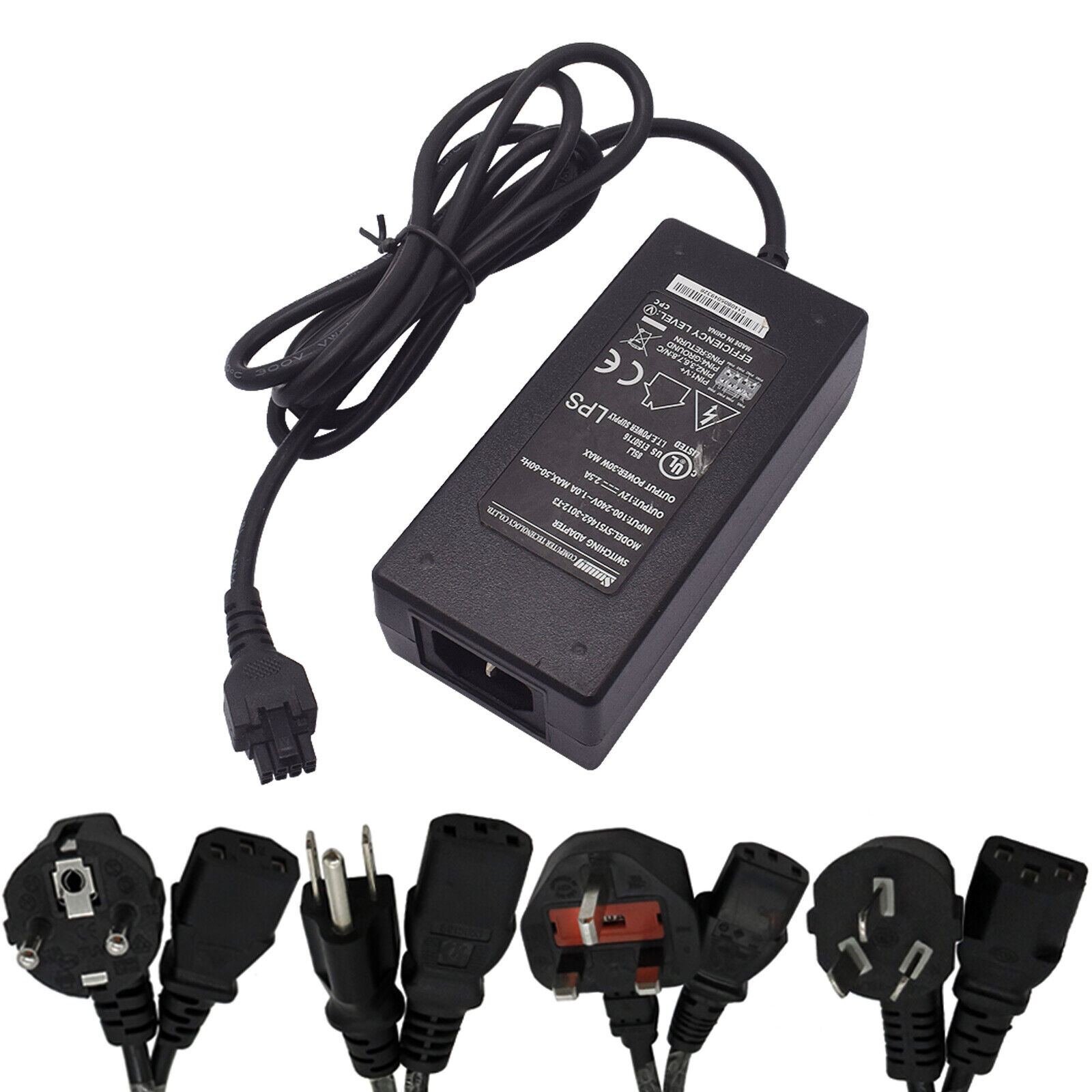 Genuine Sunny 8PIN SYS1462-3012-T3 12V2.5A 30W AC Power Supply Adapter Charger Mo