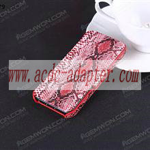[Wholesale] Moq-20Pcs Snakeskin Pattern Leather Case For Iphone