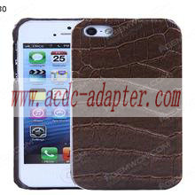 [Wholesale] Moq-20Pcs Iphone 5 Crocodile Pu Leather Back Cover