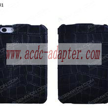 [Wholesale] Moq-20Pcs Iphone 5 Crocodile Pu Leather Case Black