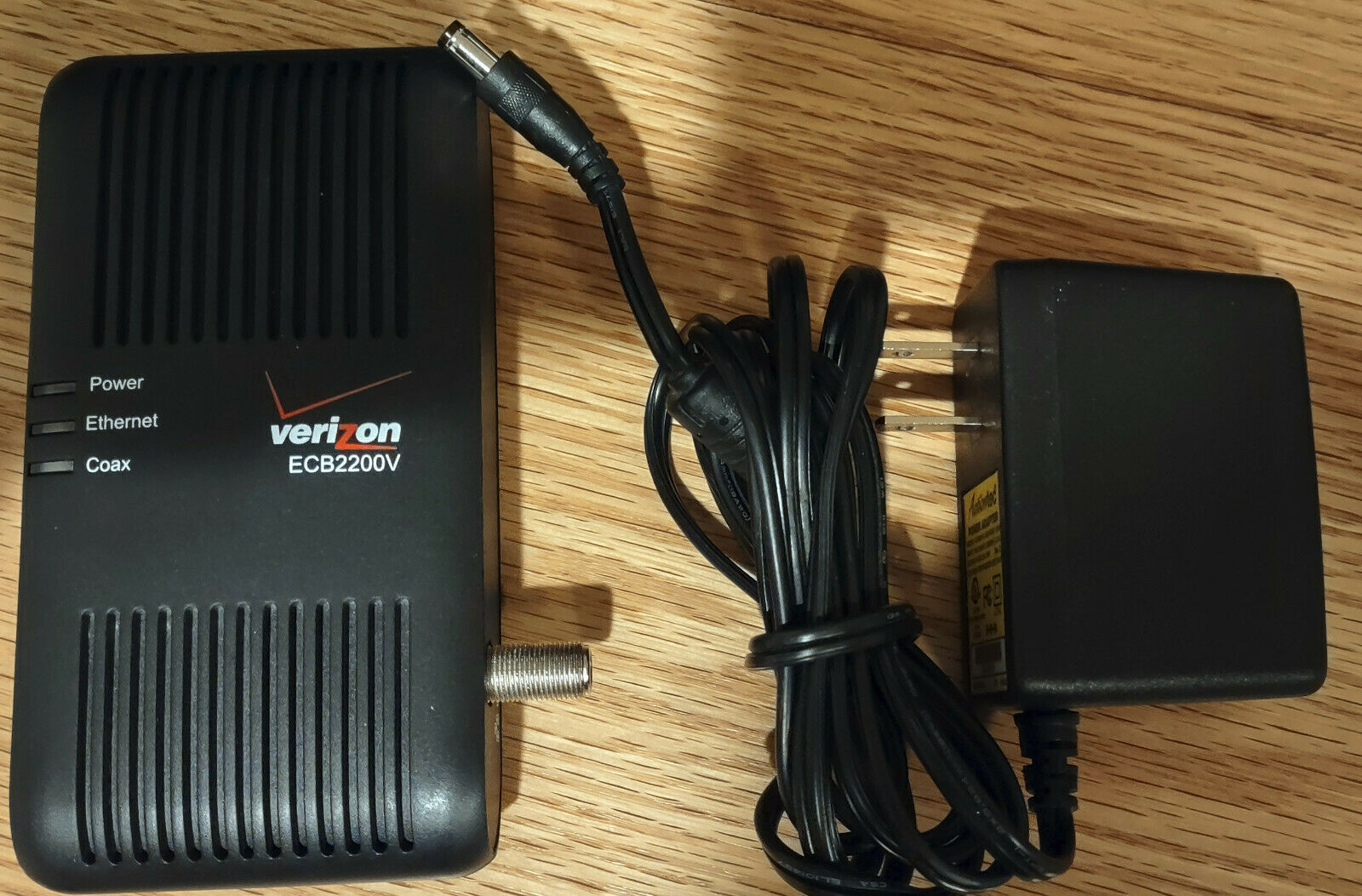 Verizon / Actiontec ECB2200V MoCA COAX Network Adapter w/ Power Adapter ECB2200 M