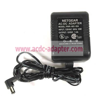 12V 1.2A NetGear EN108 FS105 FE104 SW108 DS108 AC Power Adapter