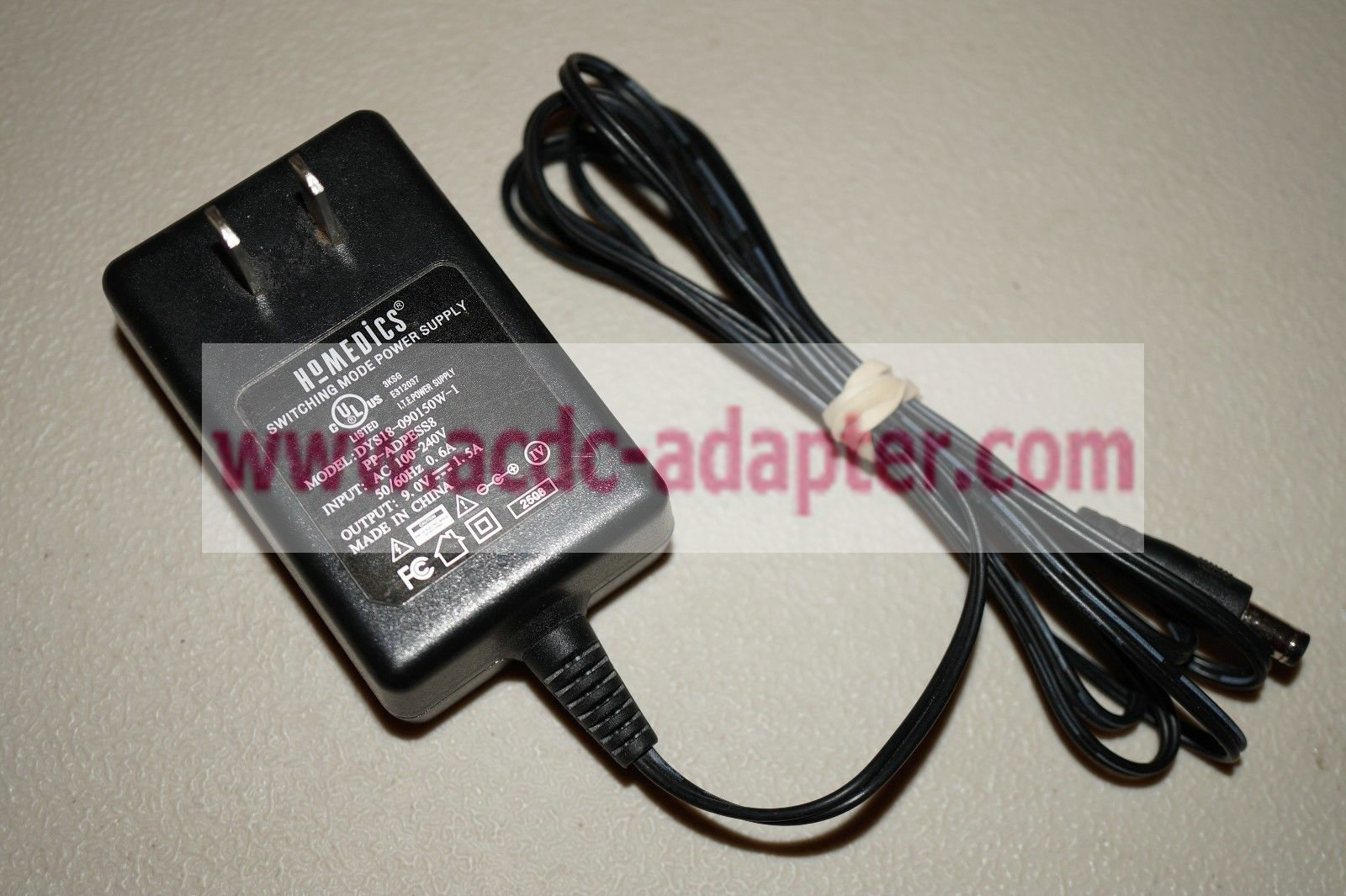 New 9V 1.5A HoMedics DYS18-090150W-1 PP-ADPESS8 AC Power Adapter