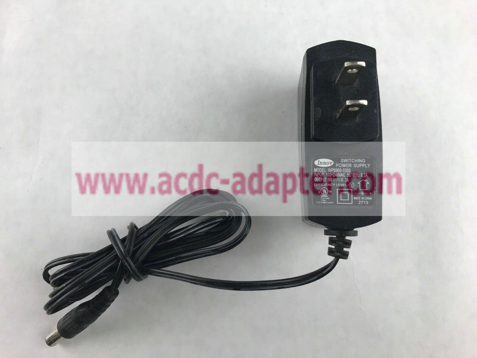 Innov IVP0900-0300 9V 0.3A Switching Power Supply AC/DC Power Adapter