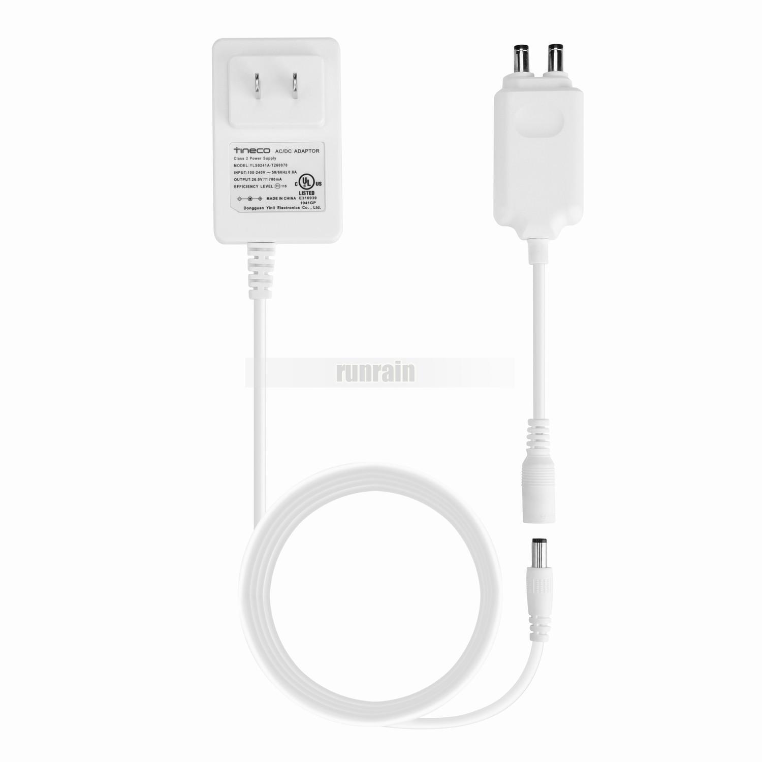 Tineco Pure One S12 S11 A11 Series Dual Charging Adapter 26V 700mA 0.7A Brand:
