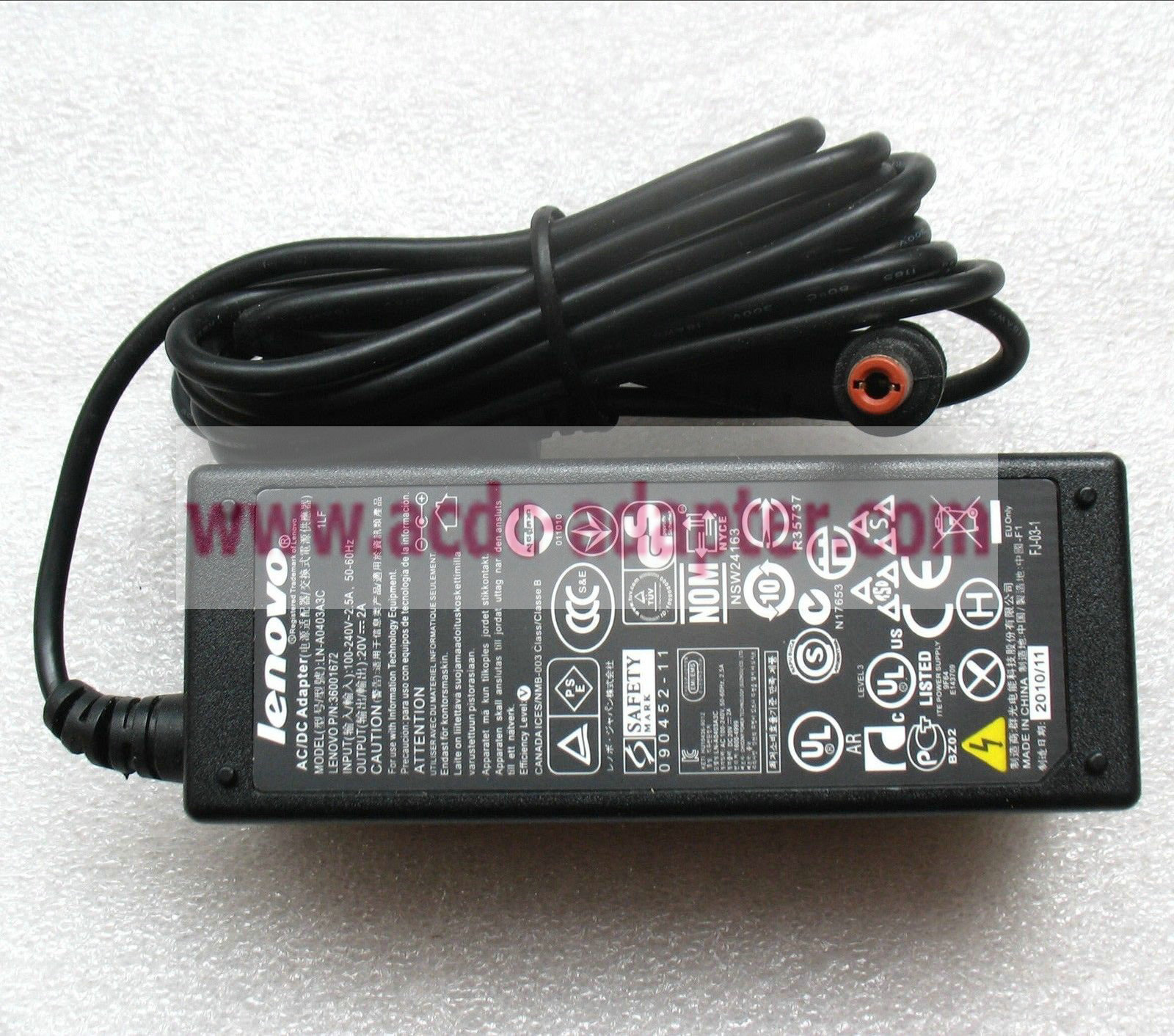 Original 20V 2A Toshiba Mini NB305 NB505 AC Adapter charger