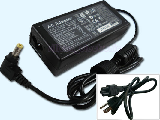 65W AC Adapter for Gateway M-2623u M-2624u M-2625u M-2626u