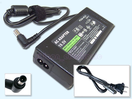 19.5V 2.15A New AC Adapter Charger for Sony PCGA-ACX1 Laptop - Click Image to Close