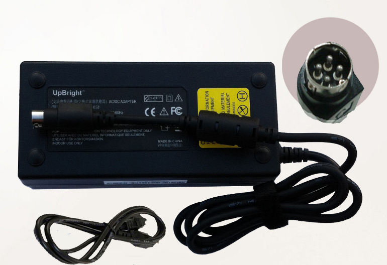 NEW 4-Pin Sager Notebook Laptop AC Adapter - Click Image to Close