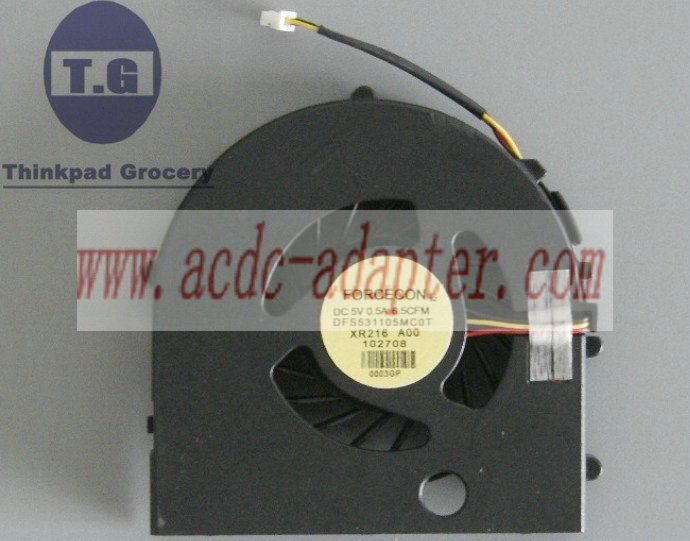 New Dell XPS M1530 Fan DFS531105MC0T XR216 FN.DL.701 - Click Image to Close