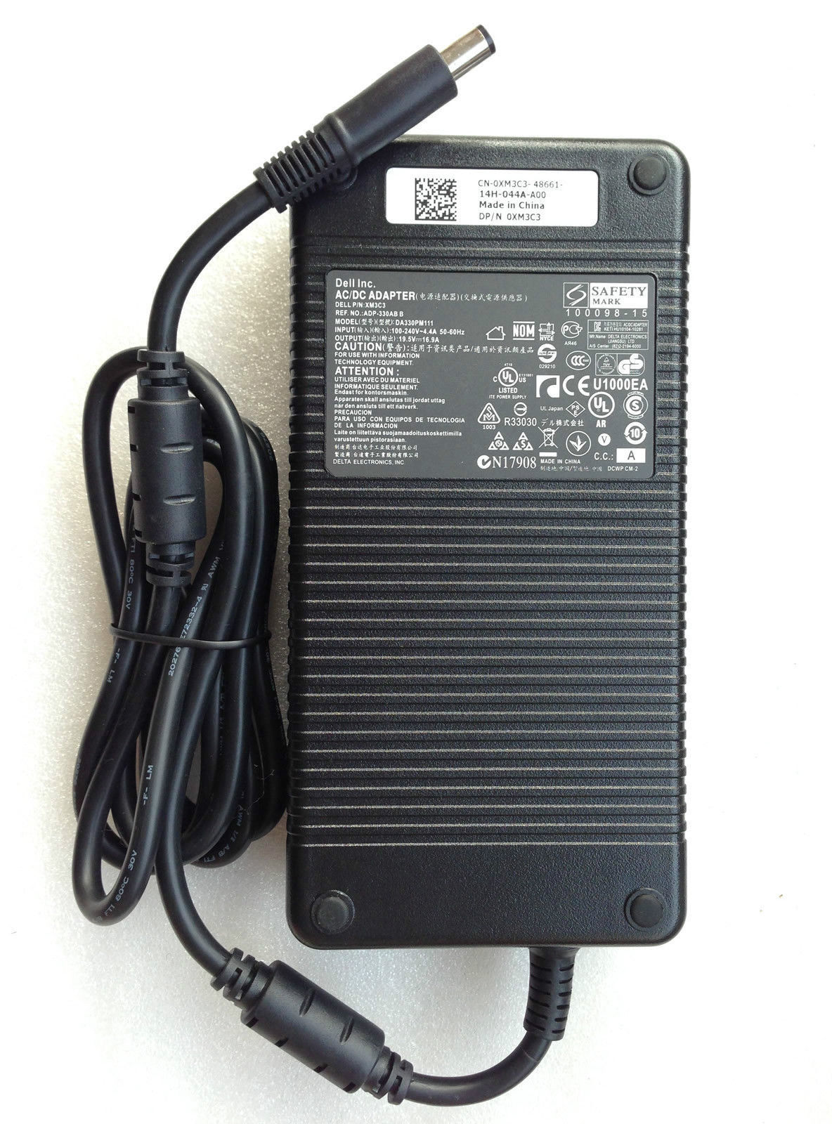330W Dell 0Y90RR Y90RR F0K0N 331-2429 AC Power Adapter Charger