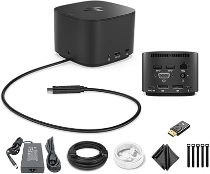 Genuine HP Thunderbolt Dock 120W G2-2UK37ET/ 2UK38ET/ 2UK38UT/ 9LL35AA Multiport D