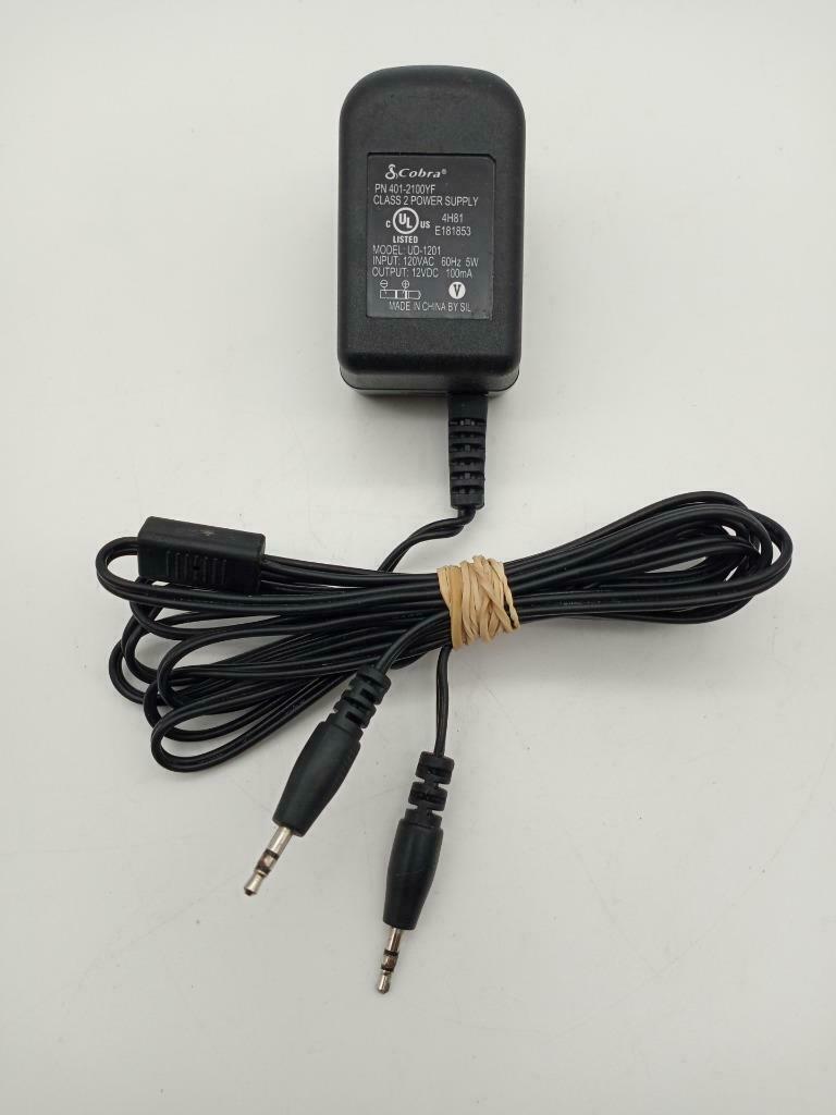 Cobra Walkie Talkie Radio AC Adapter 12v Dual Charger Power Supply UD-1201 Brand: