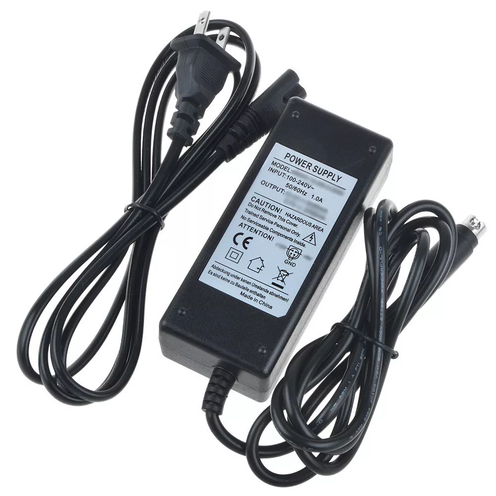 4-Pin AC Adapter for Posiflex POS JIVA EA10953A 12V DC Power Supply Cord Charger