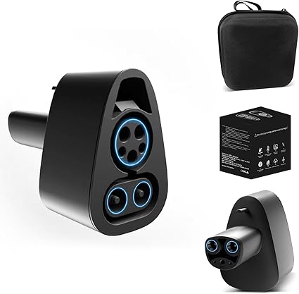 CCS Adapter Compatible Tesla Model 3/Y/X/S,with Charger Up DC 500V/250KW Max(The V