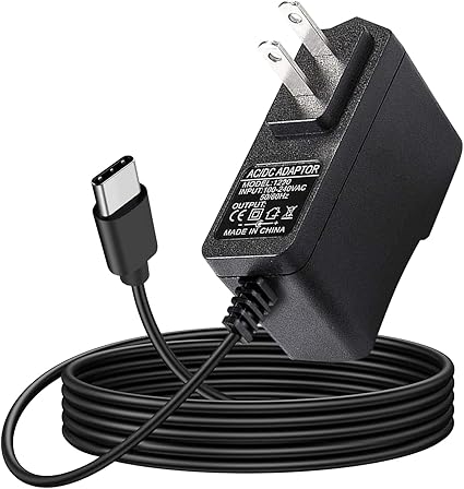 12V AC/DC Adapter USB-C Power Cord Compatible for AVAPOW A58 A68 A28 A08 A18 4000A