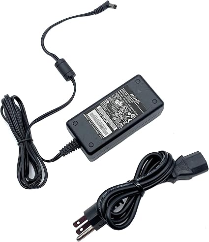 Genuine Avaya PSC18U-480 48V Global AC power adapter for VOIP Phones Connector Ty