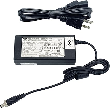 Genuine CWT 60W AC/DC 12V 5A w/Screw Lock Power Supply AC Adapter KPL-060F-VI 5.5x