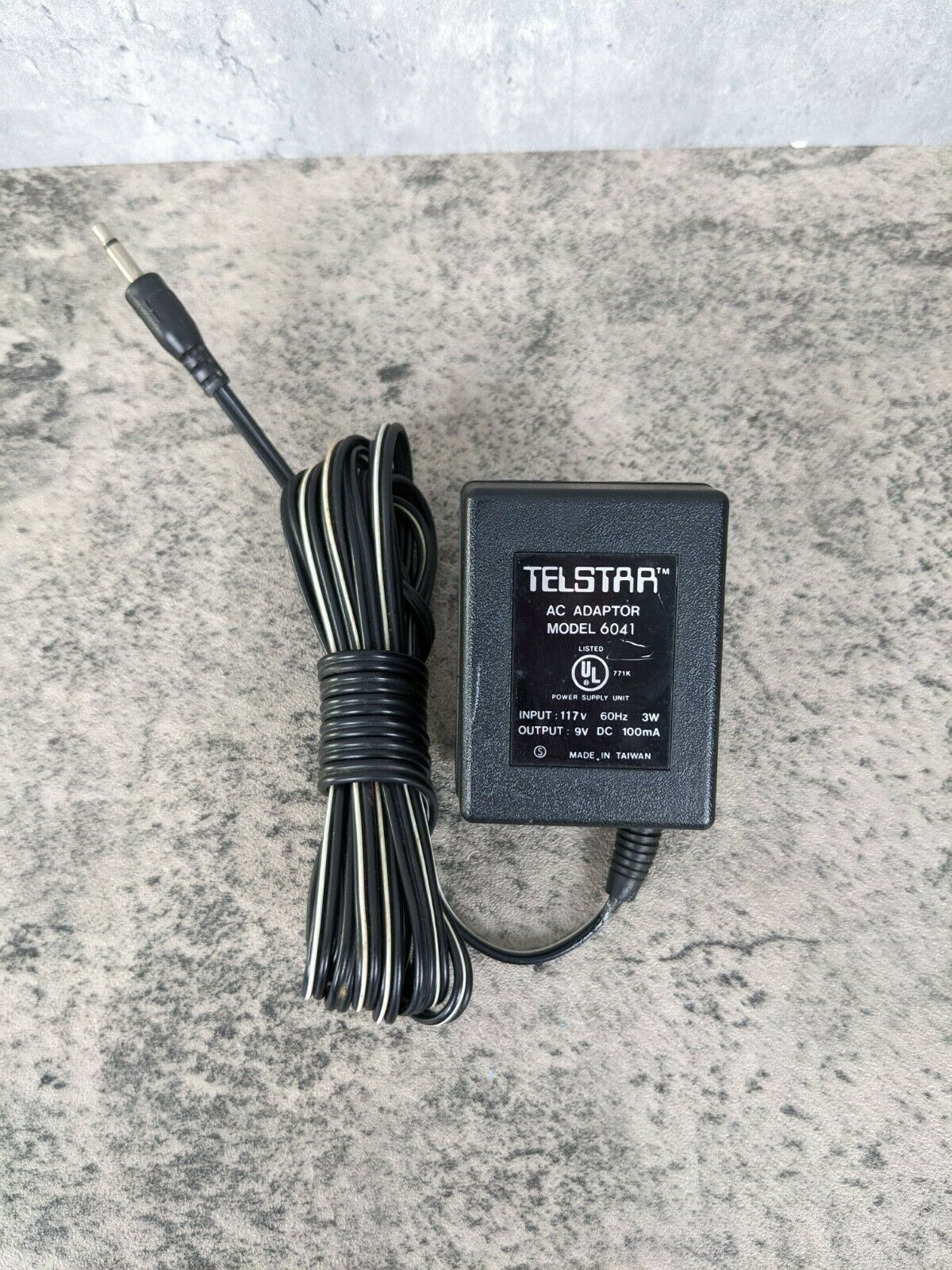 Vintage Coleco Telstar AC Adapter 6041 Original Power Cord Tested Brand: Coleco - Click Image to Close