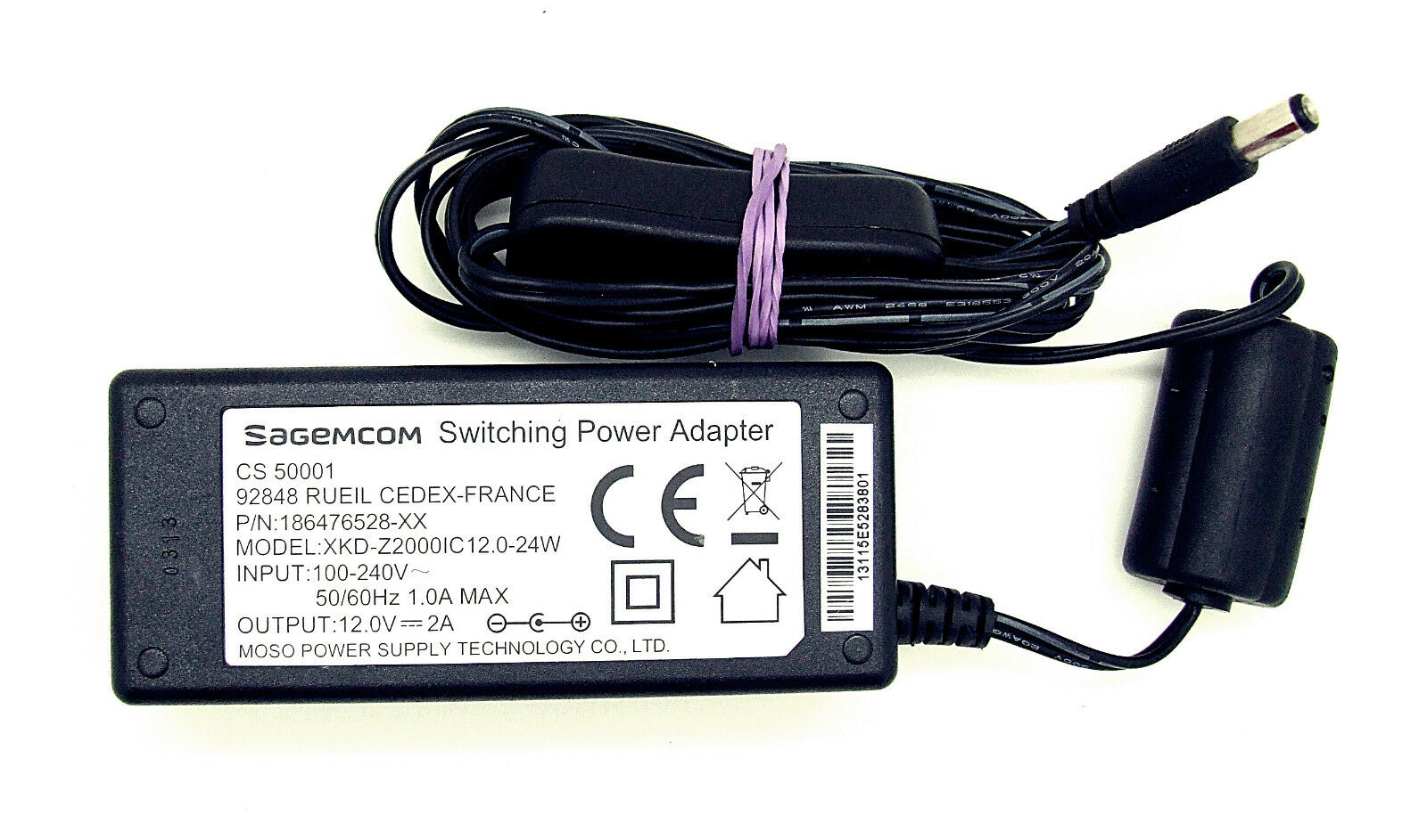Original SAGEMCOM Power Supply xkd-z2000ic12 AC Adapter 12v 2,0a Artikelbeschre
