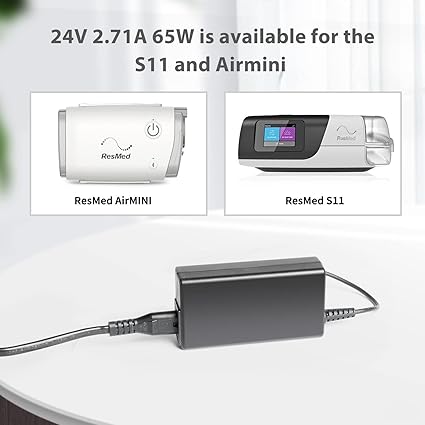 24V 65W AC Adapter Compatible with ResMed AirSense 11 Power Supply AirSense 11 CPA