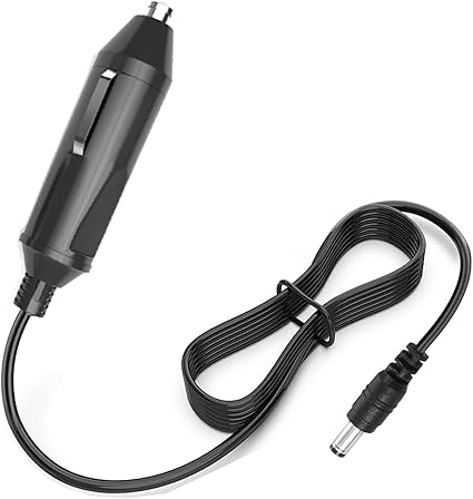 Car 12V DC Adapter Compatible with Zebra ZQ510 ZQ511 ZQ500 ZQ520 ZQ521 Mobile Prin