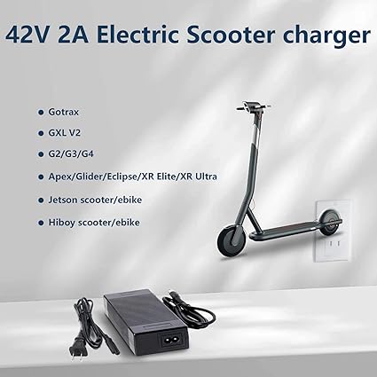 42V 2A Electric Scooter Charger. gotrax Charger.Suitable for gotrax Scooter. GXL V