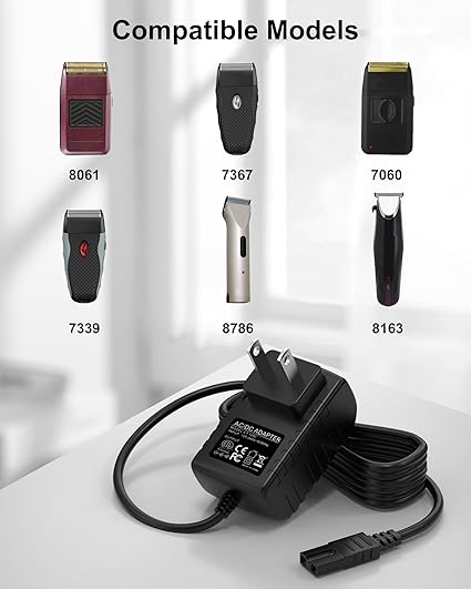 2V 1A Charger for Wahl 8061, 8163, 8786-1001, 7367, 7357, 7029, 7060, 7035, 7339,