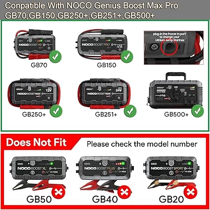 14V Power Adapter Compatible with NOCO GB70 GB150 GB250+ GB251+ GB500 GB500+ Geniu