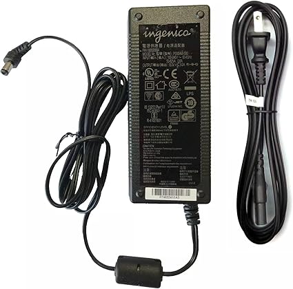 Genuine 8V 3A 24W AC/DC Adapter for Ingenico Lane/3600 Lane/5000 Lane/8000 Lane 36