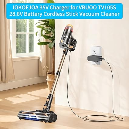 35V Charger for VBUOO Vacuum Cleaner Replacement for VBUOO TV105S 28.8V Battery Co