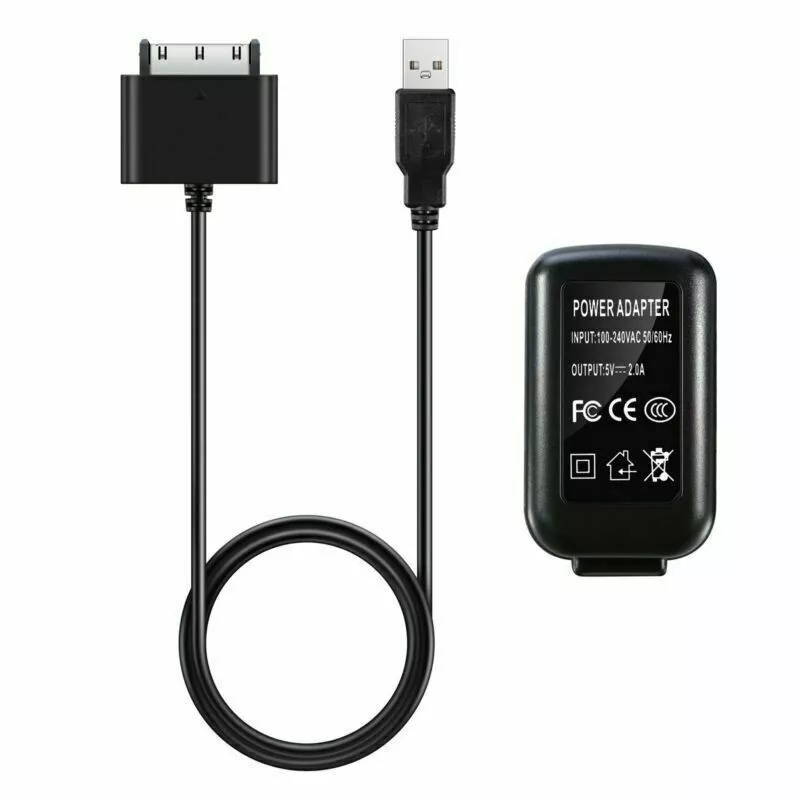 For Toshiba Tablet AT200 AT300 10W AC Adapter & Charger Data Sync Cable Compatibl