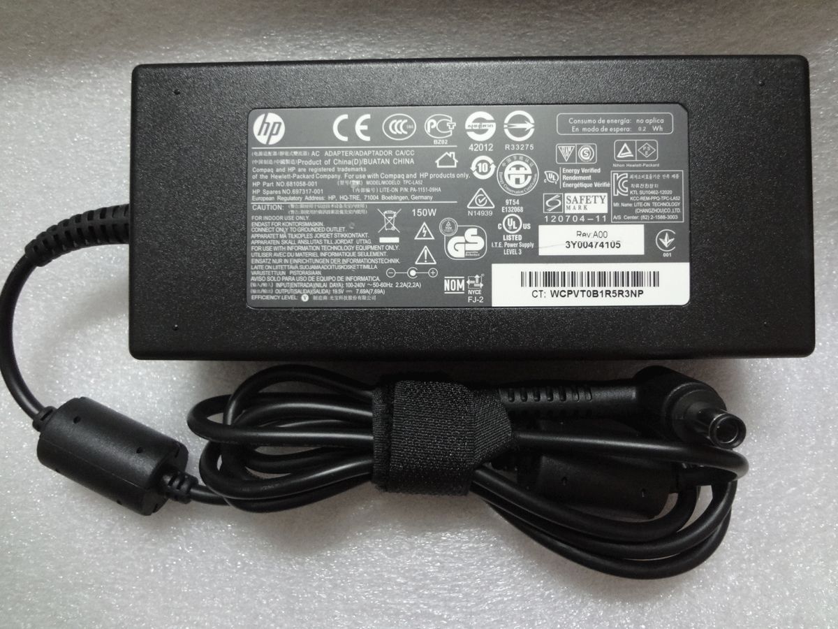 NEW Genuine 19.5V 7.69A HP TPC-LA52 TPC-DA52 AC Adapter charger - Click Image to Close