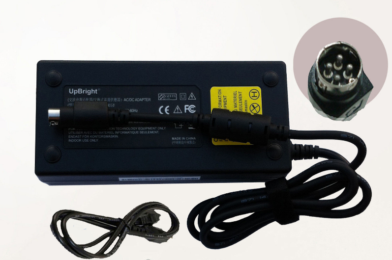 NEW 24V 5A 4Pin Welltronics WTS-2405W WTS-2405s 070-7528-7874 AC Adapter - Click Image to Close