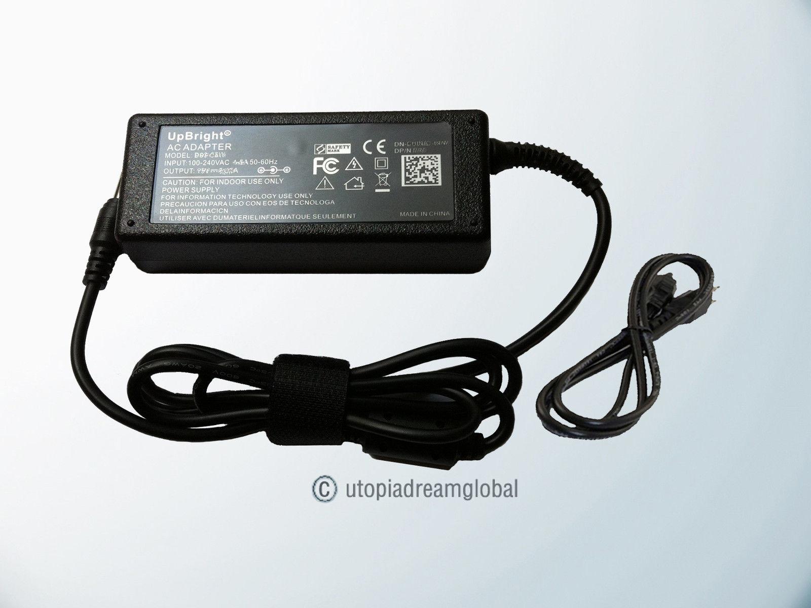 AC Adapter For Toshiba PA3917U-1ACA Satellite Laptop Notebook Po